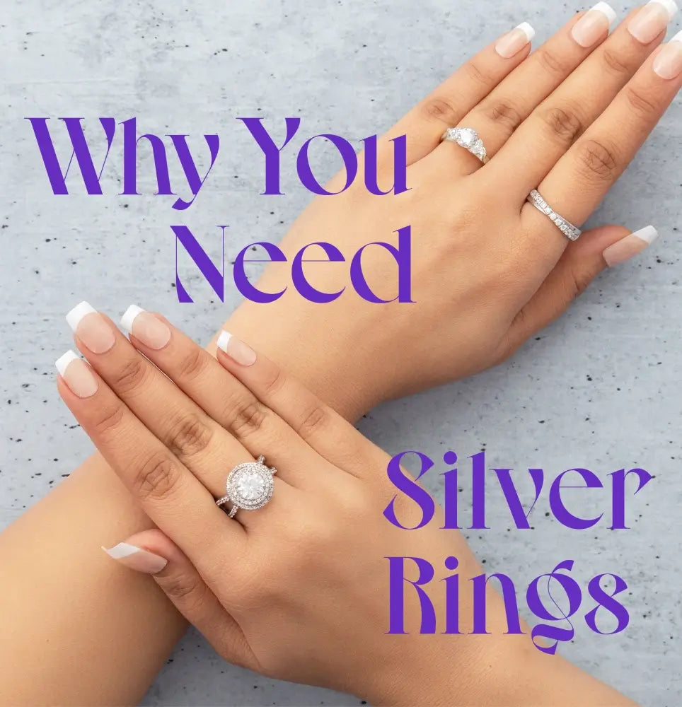 silver rings for women