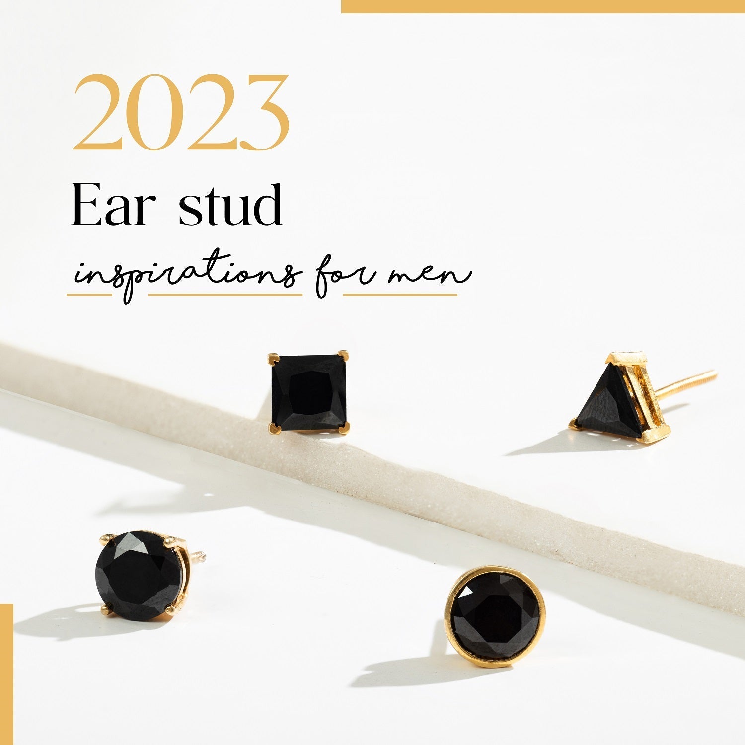 5 Hot and Trendy Men’s Ear Stud Inspirations