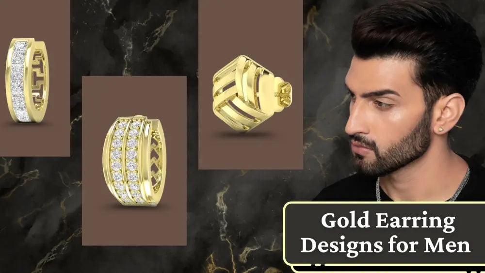 Men Gold Earrings