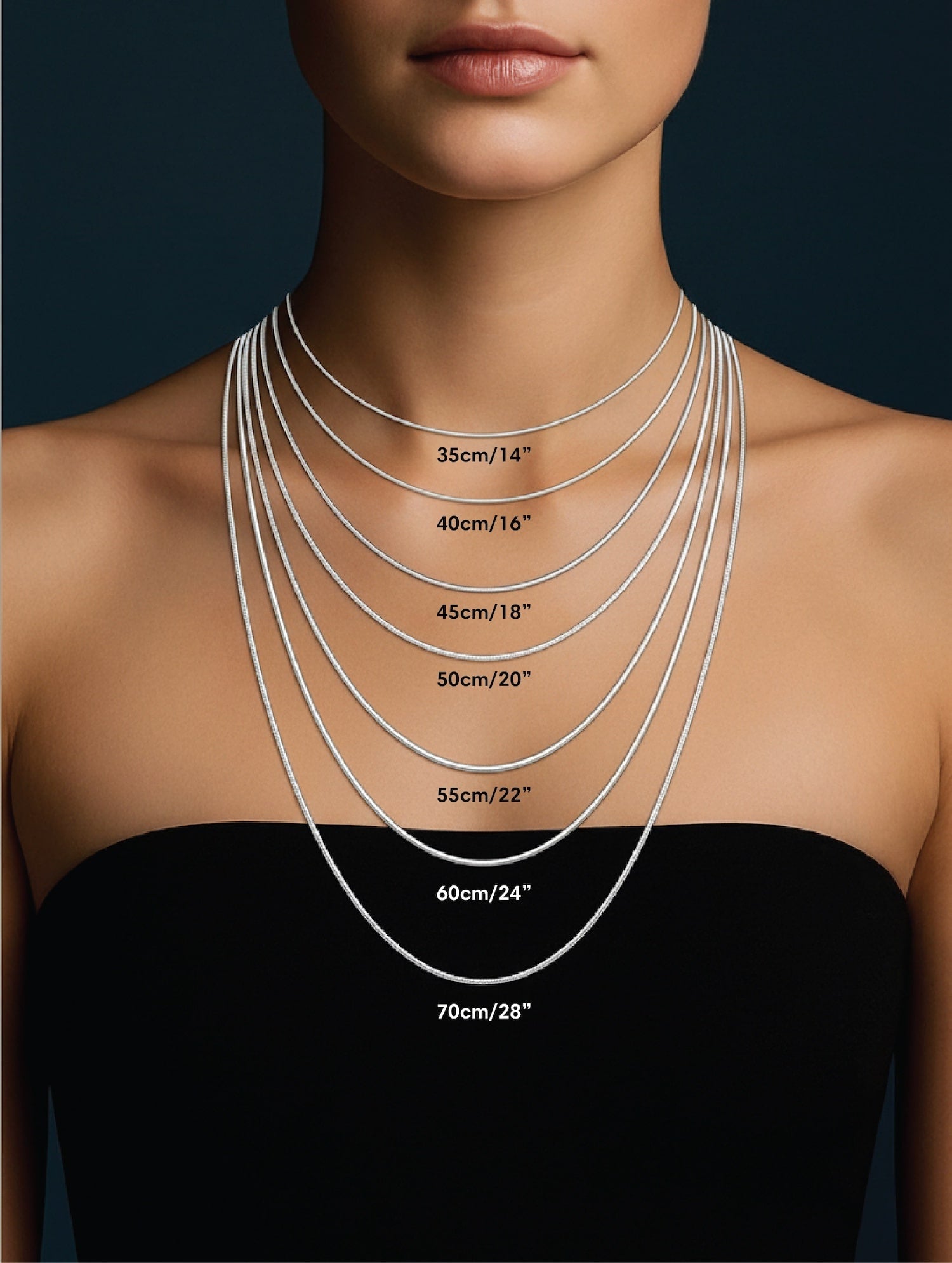 Chain Size Chart For Women By Orionz Jewels