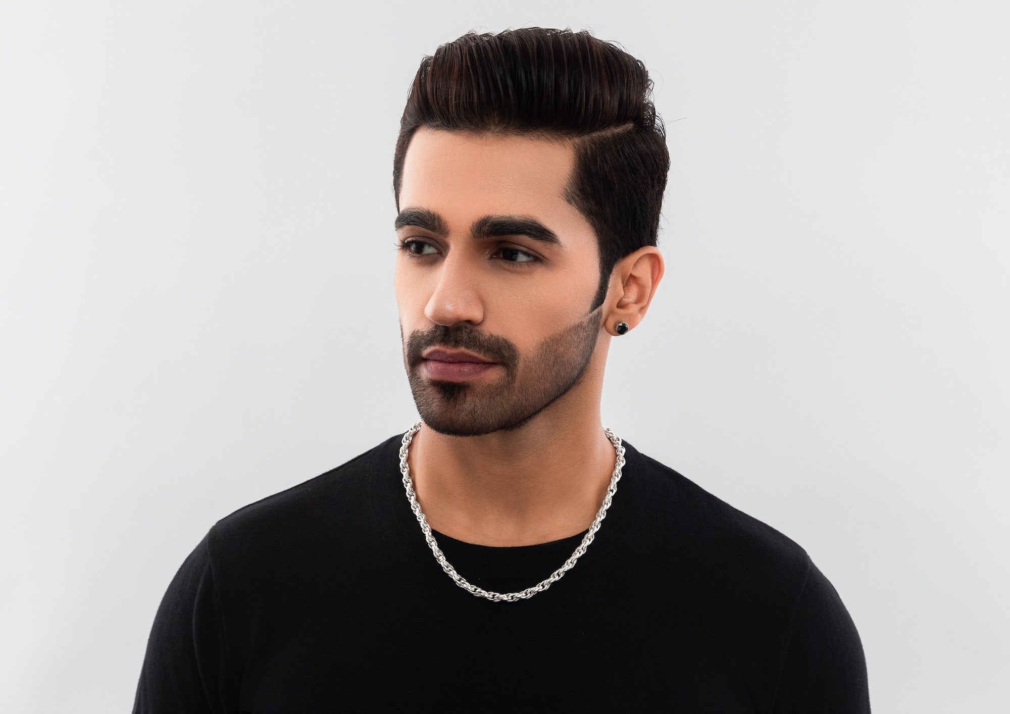 Chunky Rope Silver Link Chain For Men By Orionz Jewels