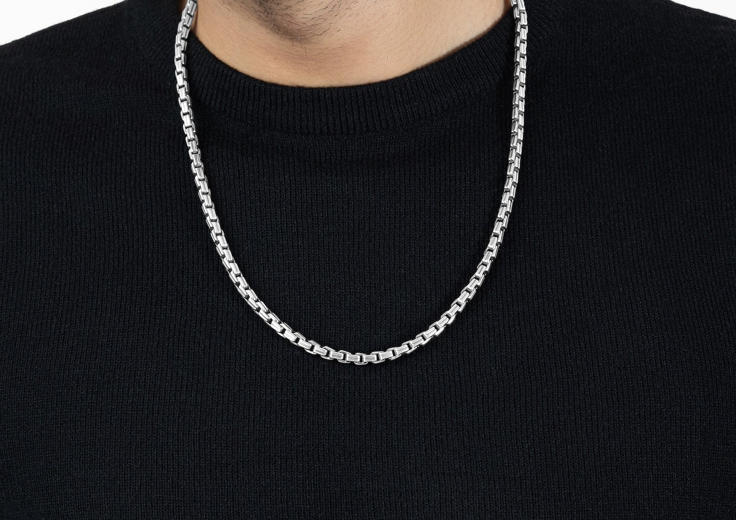 Classic Box Link Chain For Gents By Orionz Jewels