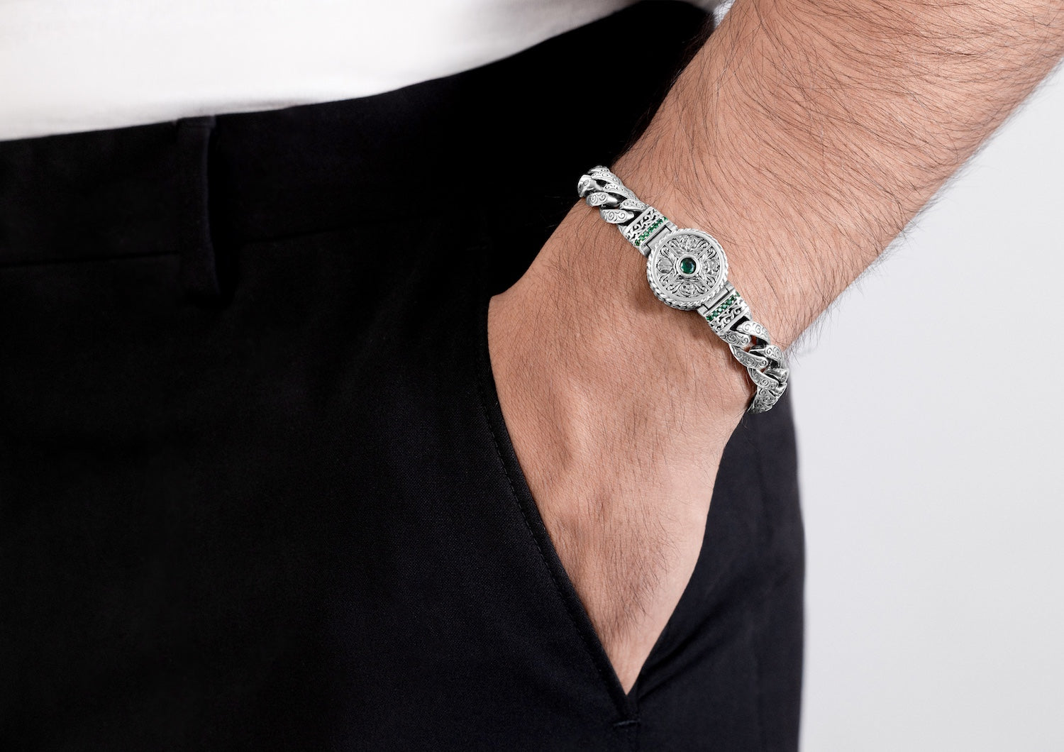 Emerald Templar Bracelet