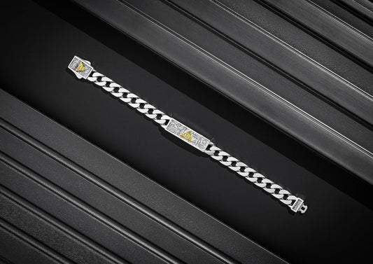 Illuminati Cuban Bracelet For Gents By Orionz Jewels