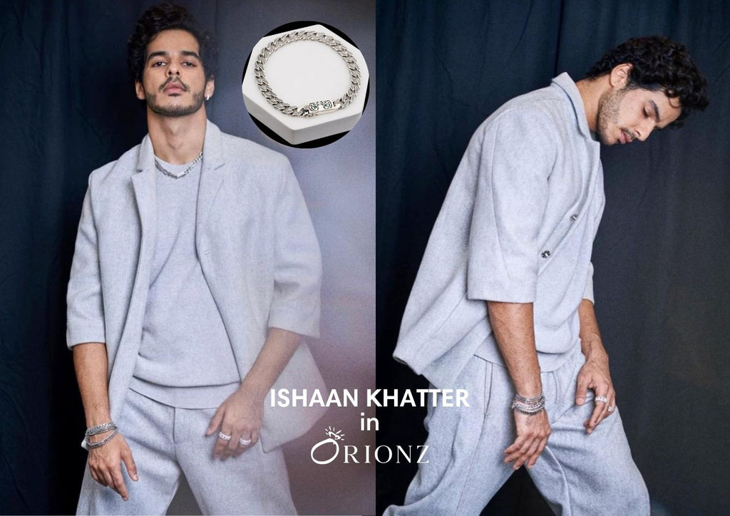 Ishaan Khatter Wearing Eye Of The Tiger Bracelet From Orionz Jewels