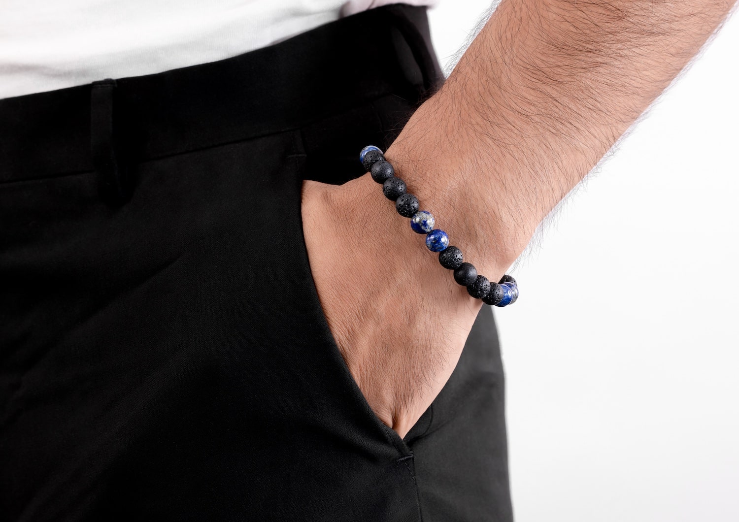 Lava Lapis Healing Bracelet