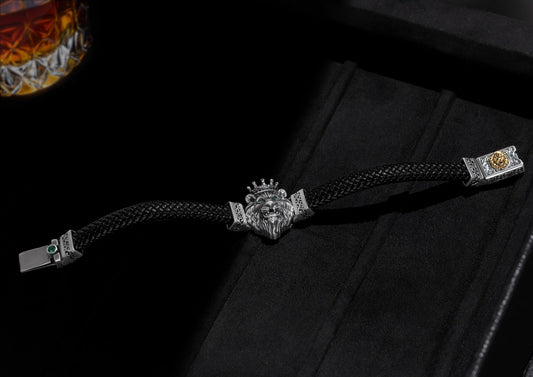 Lion King Wrist Band For Men By Orionz Jewels