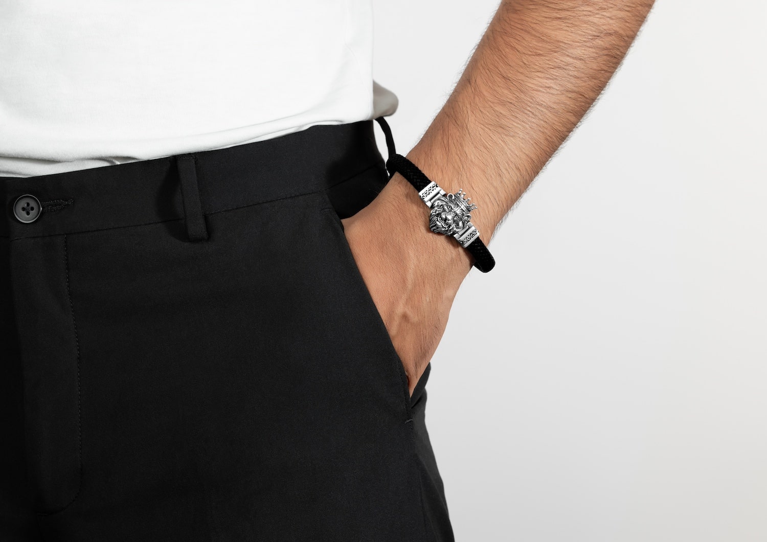 Lion King Wrist Band For Men By Orionz Jewels