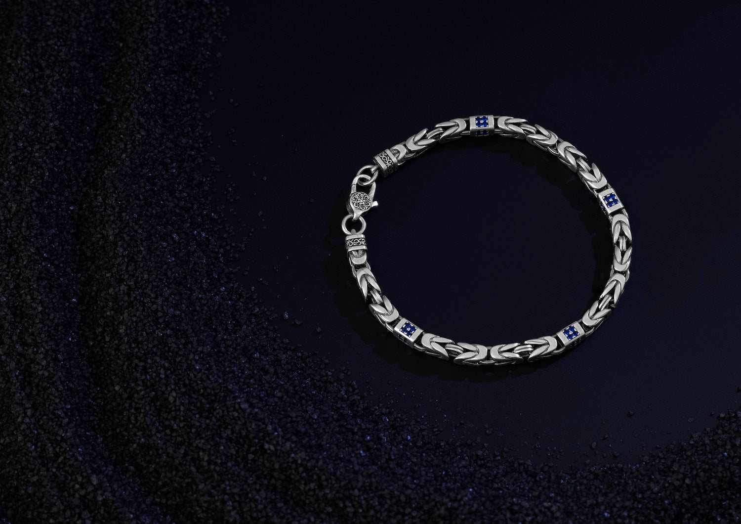 Midnight Crossfire Bracelet