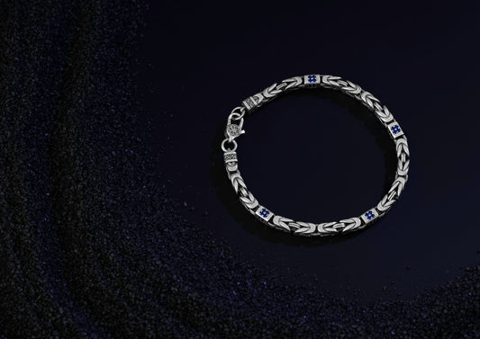 Midnight Crossfire Bracelet