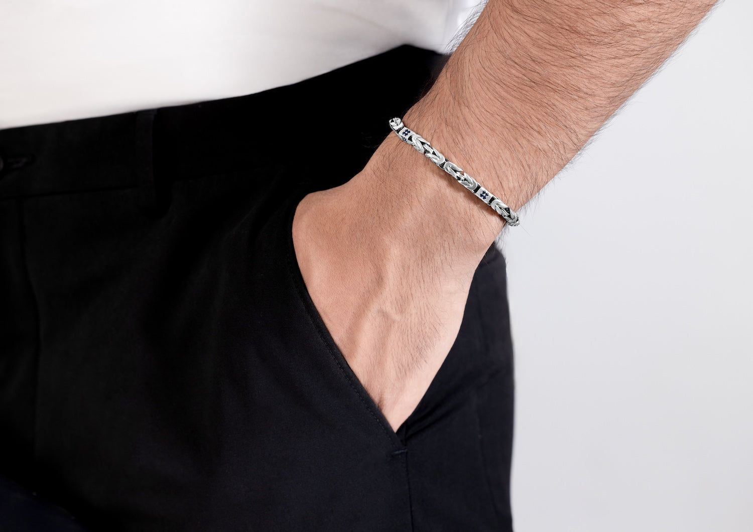 Midnight Crossfire Bracelet