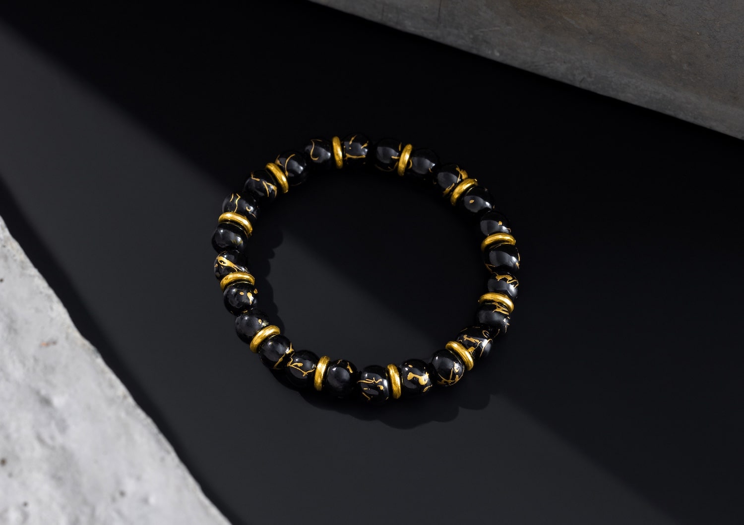 Midnight Gold Energy Bracelet