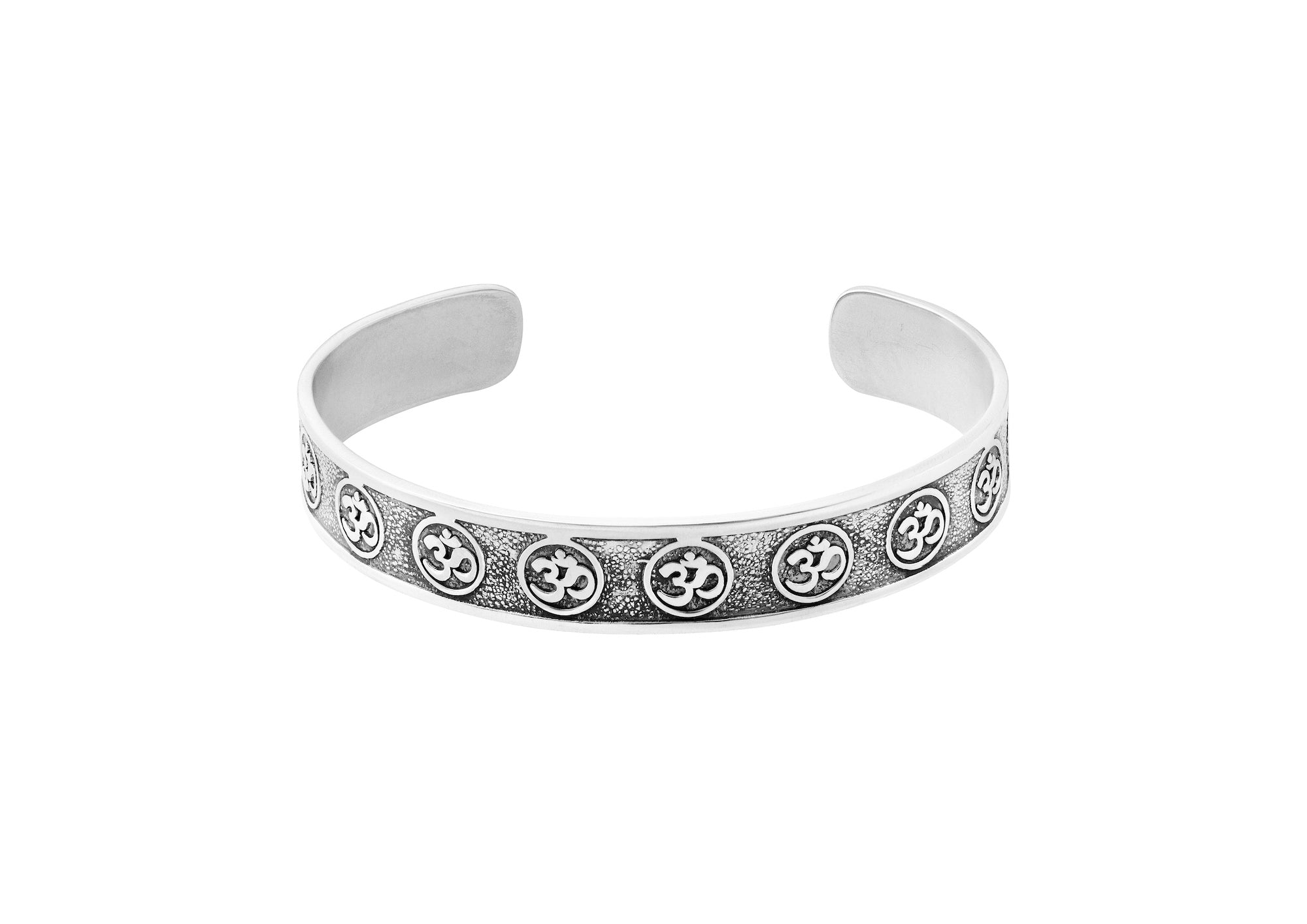 Omkar Sterling Silver Kada For Men By Orionz Jewels