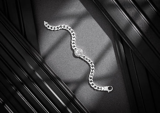 Revolving Luxe Om Bracelet For Gents By Orionz Jewels
