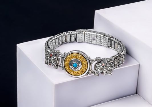 Revolving Zodiacs Dragon Bracelet By Orionz Jewels