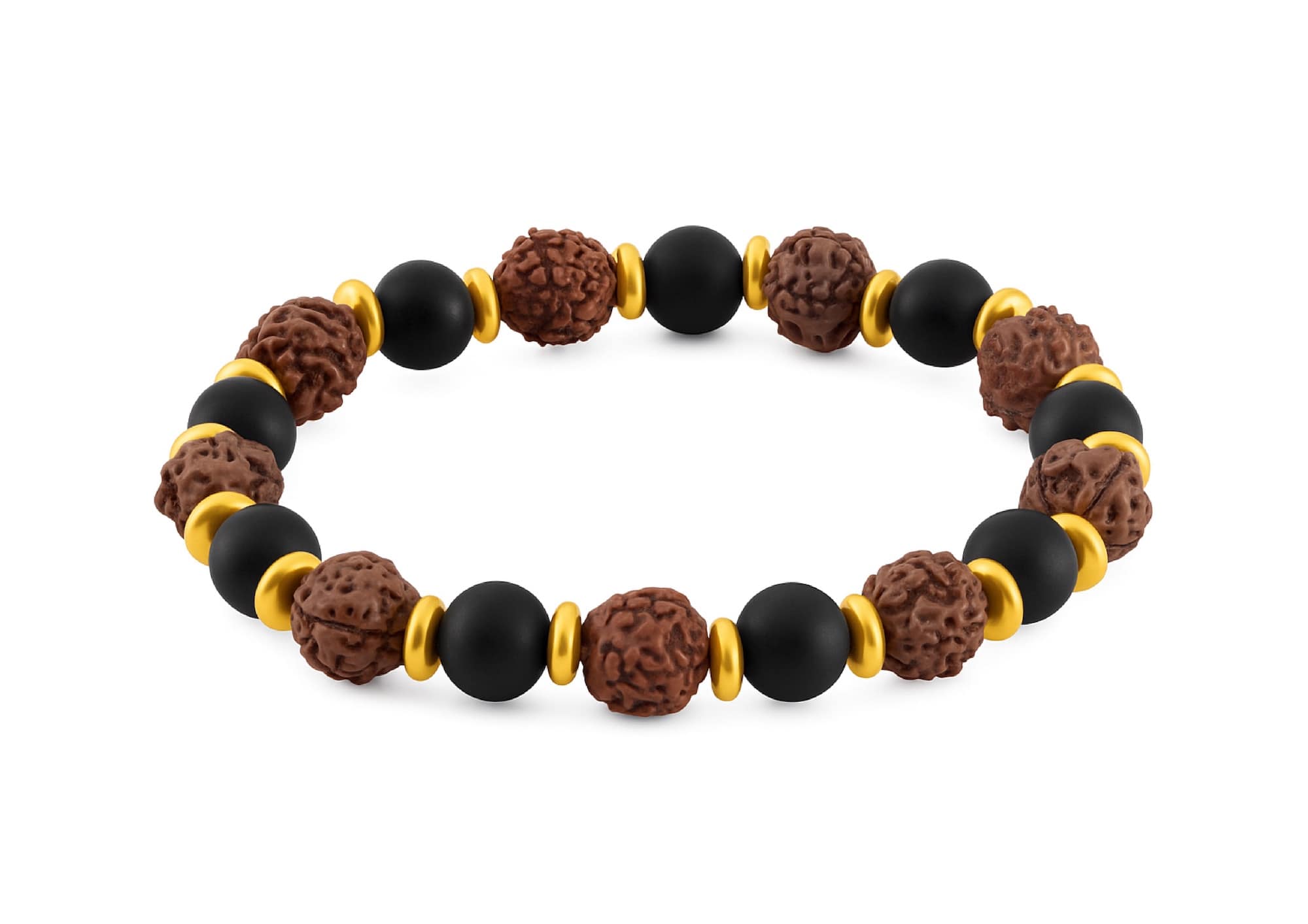 Rudraksh Onyx Spiritual Bracelet