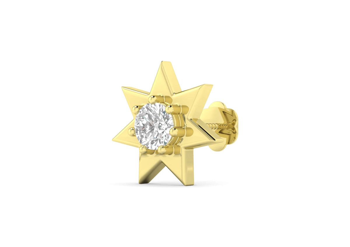 Star outlet shaped studs