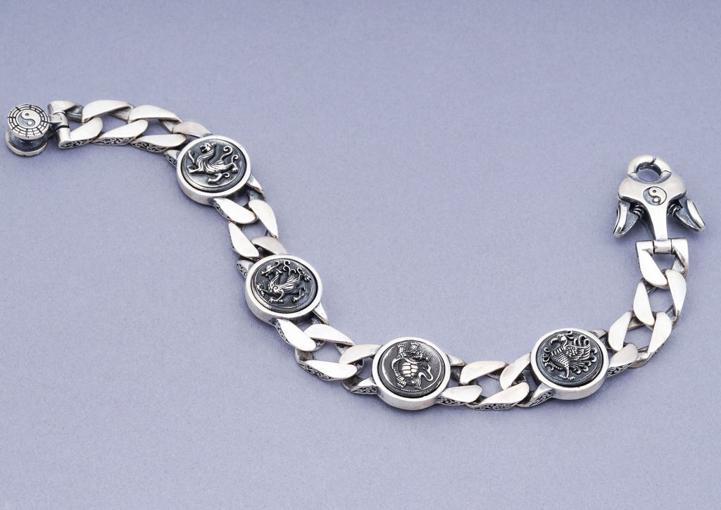 Zen Balance Revolving Medallion Bracelet By Orionz Jewels
