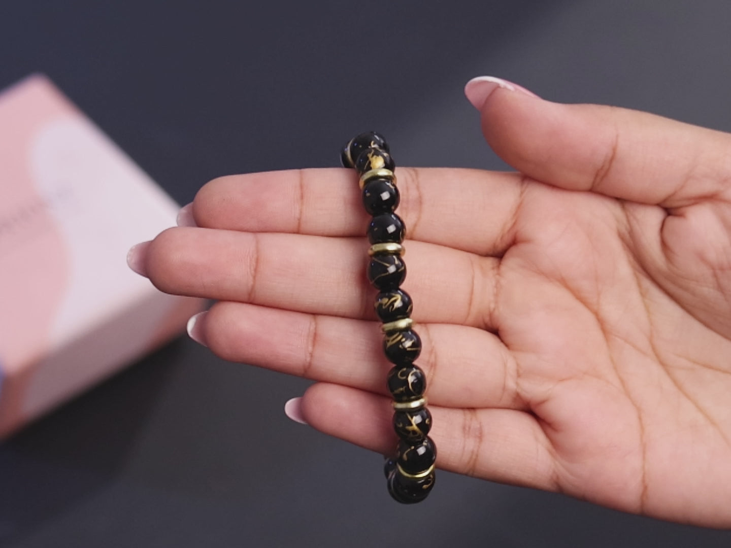 Midnight Gold Energy Bracelet