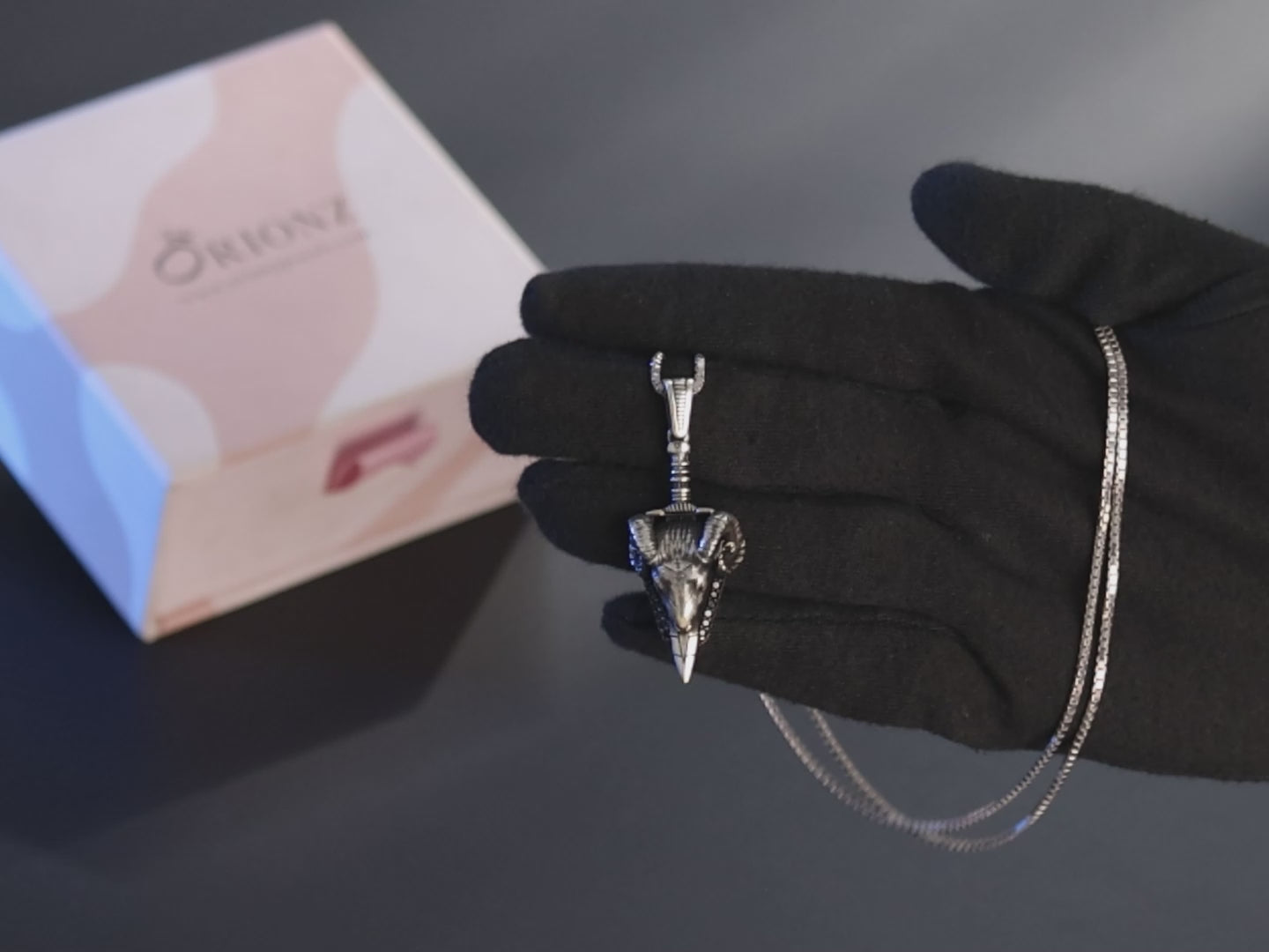 Ram's Head Warrior Silver Pendant And Locket For Men By Orionz Jewels