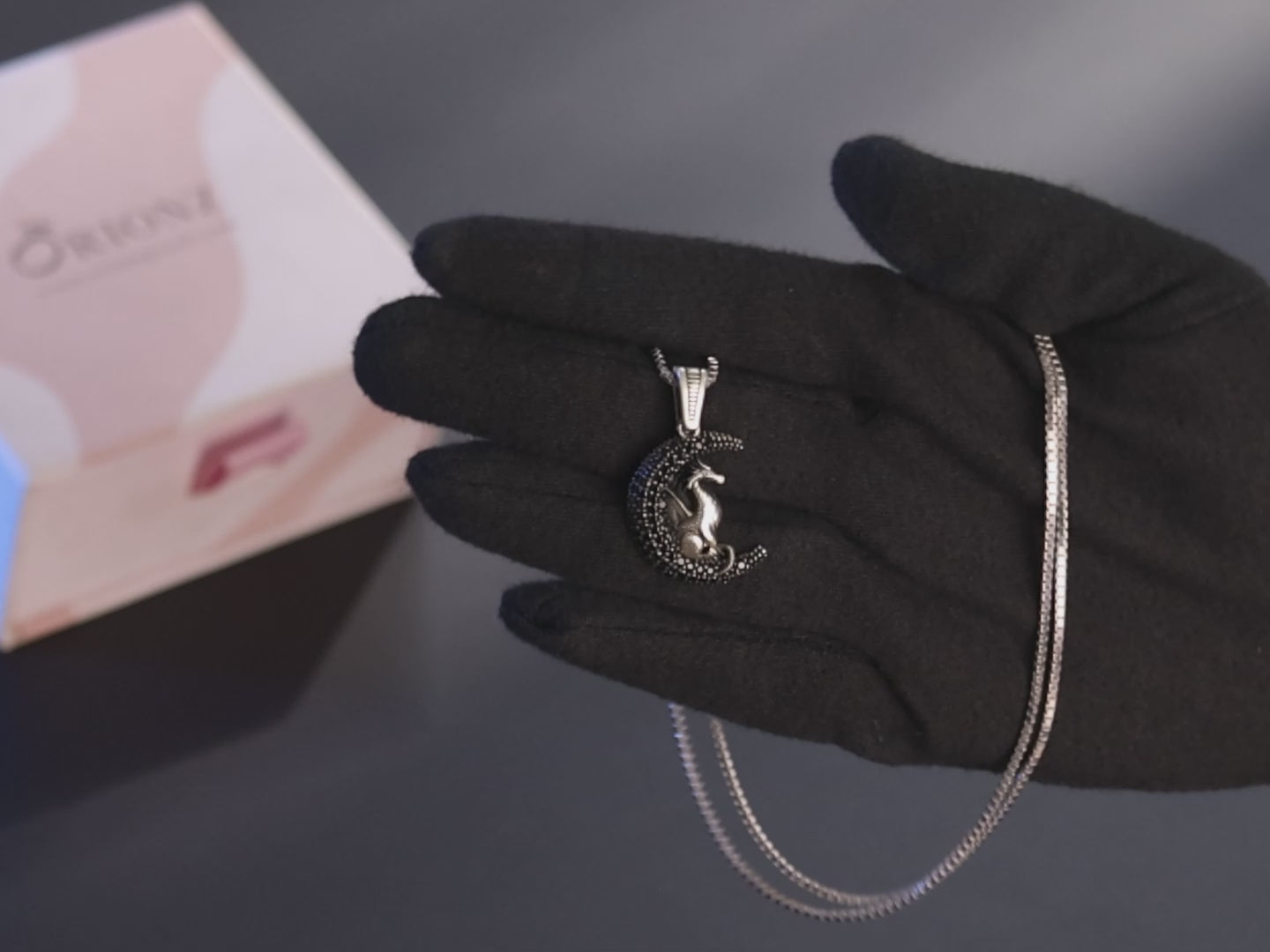 Dragon Moon Silver Pendant And Locket For Men By Orionz Jewels