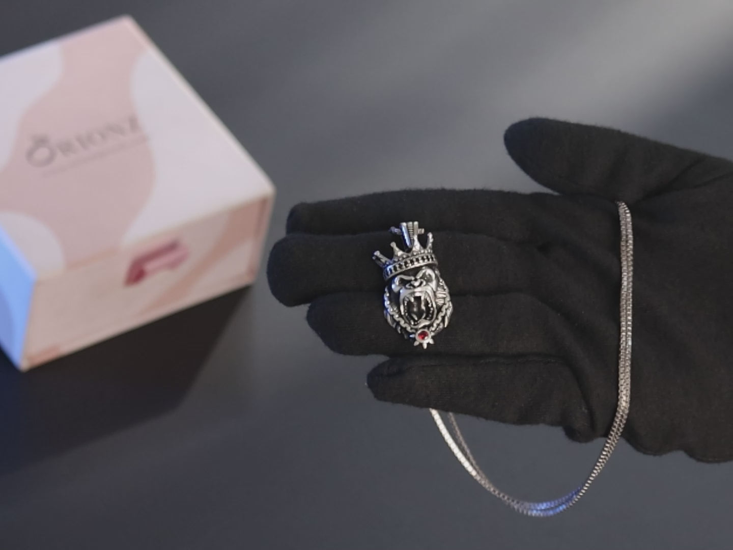 Royal Roar King Kong Silver Pendant And Locket For Men By Orionz Jewels