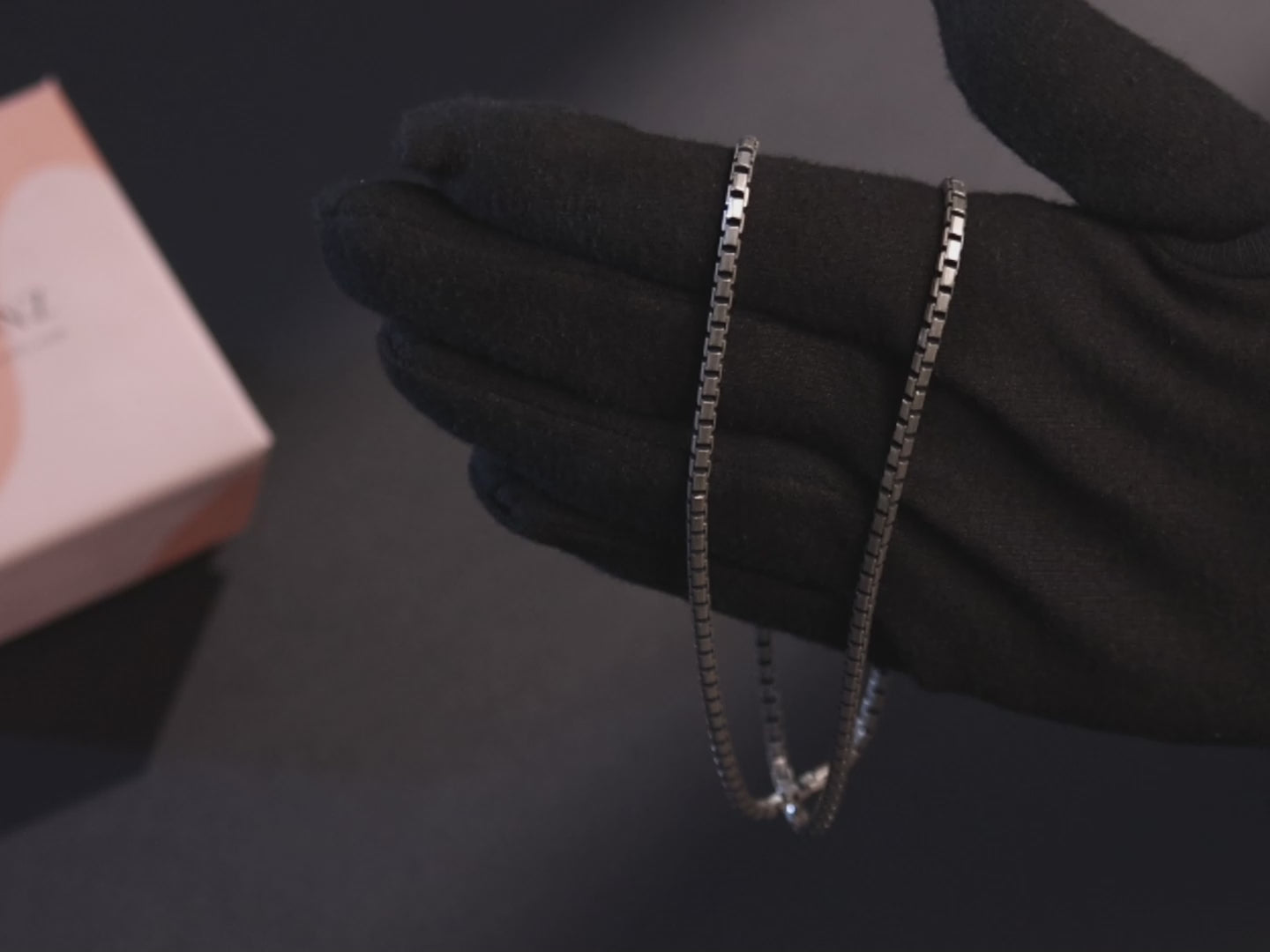 Steel Grid Chain For Men By Orionz Jewels