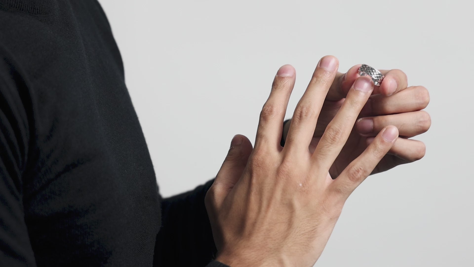 Gridlock Silver Band