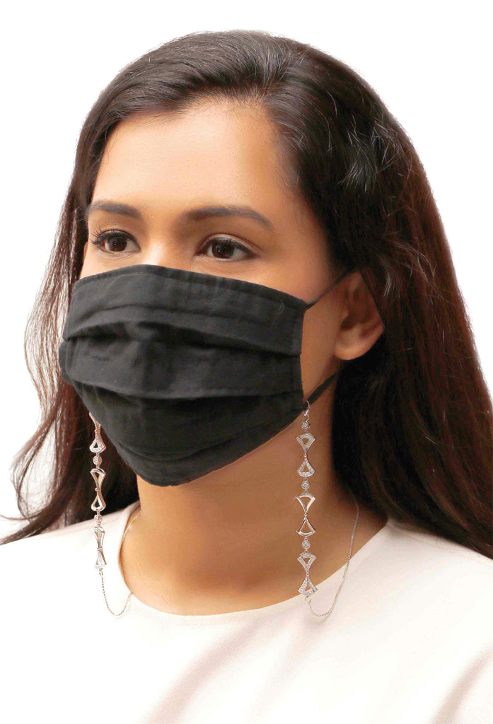 Glam Queen Mask Chain For Women By Orionz Jewels