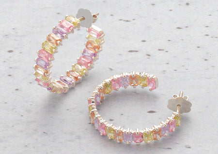 Irise Hoop Earrings For Women By Orionz Jewels