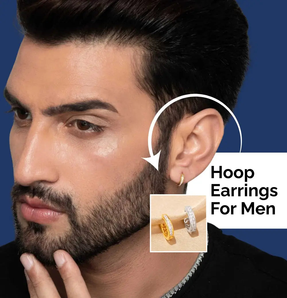 hoop earrings for men