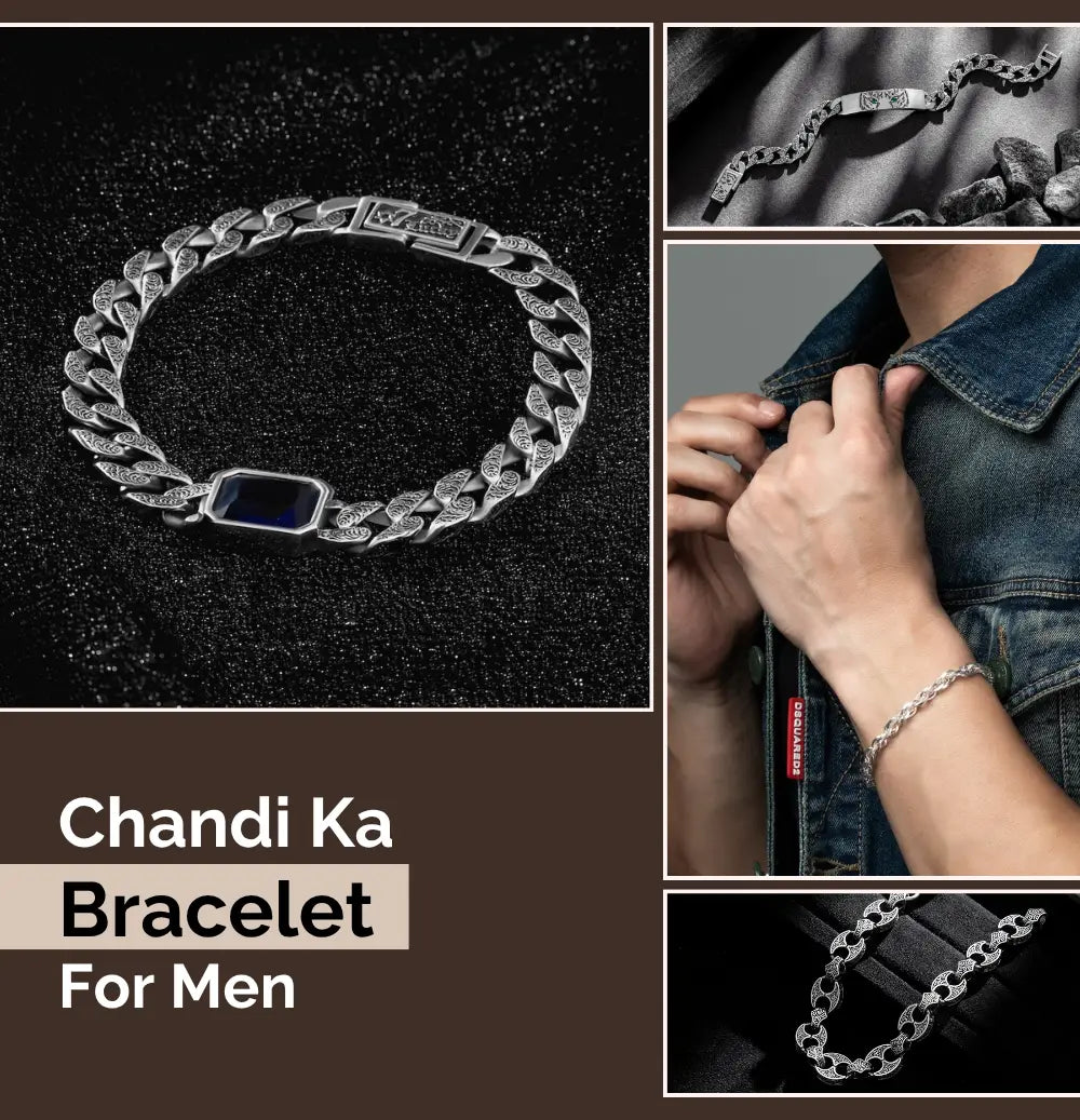 Chandi ka Bracelet For Men