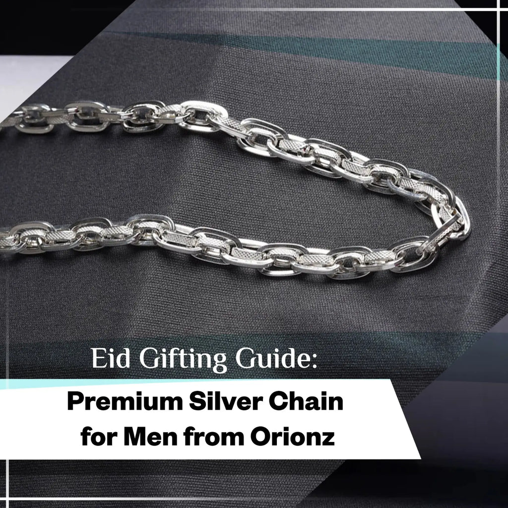 Eid Silver Chain for Men