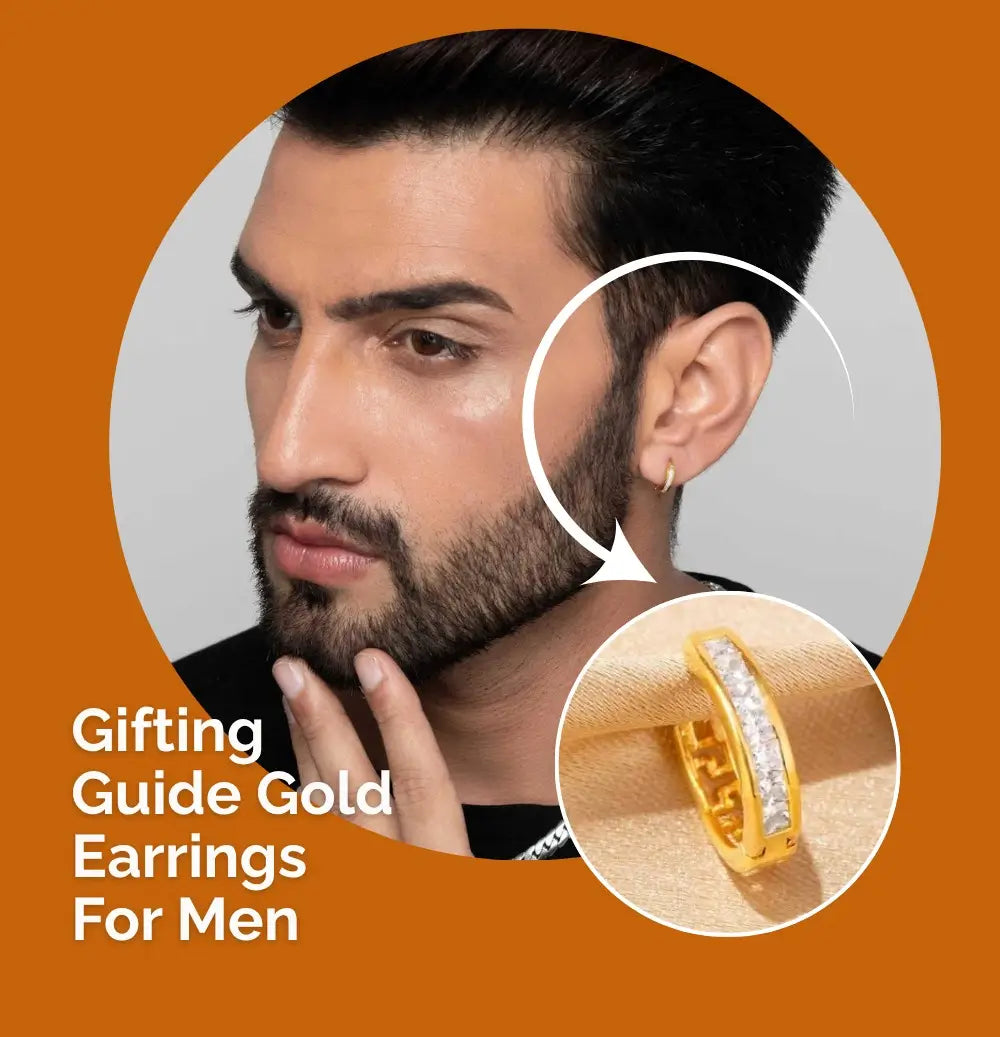 Gold Earrings for Men