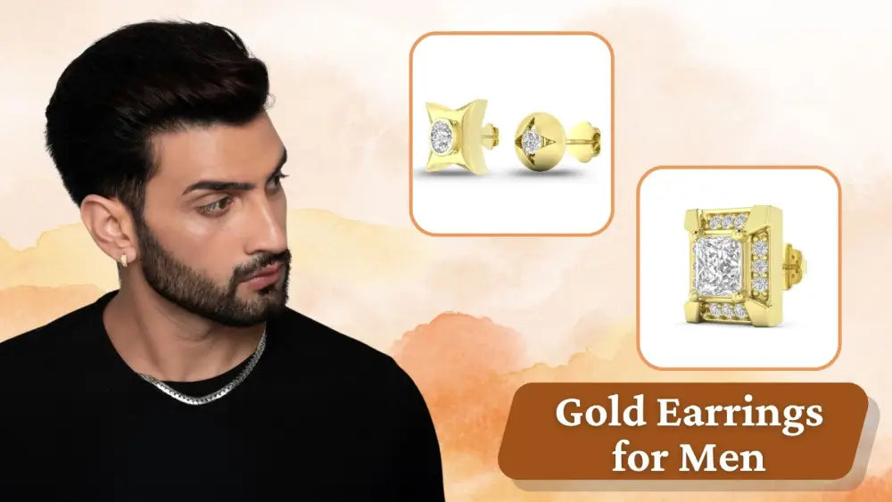 Gold Earring for Men