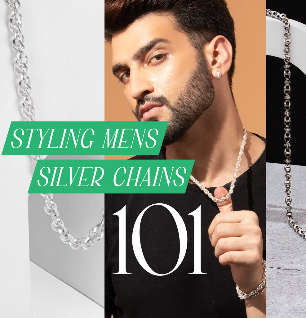 Guide to Styling Men's Silver Chains