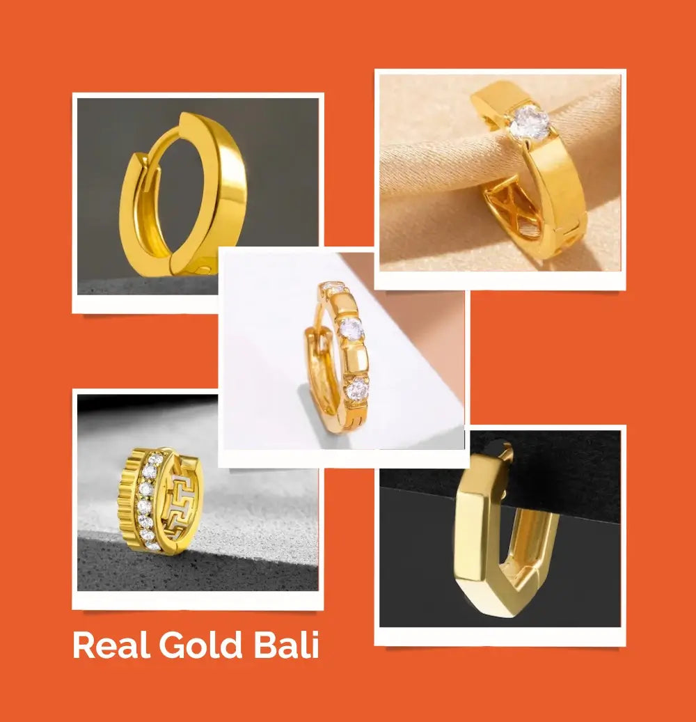 gold bali for men