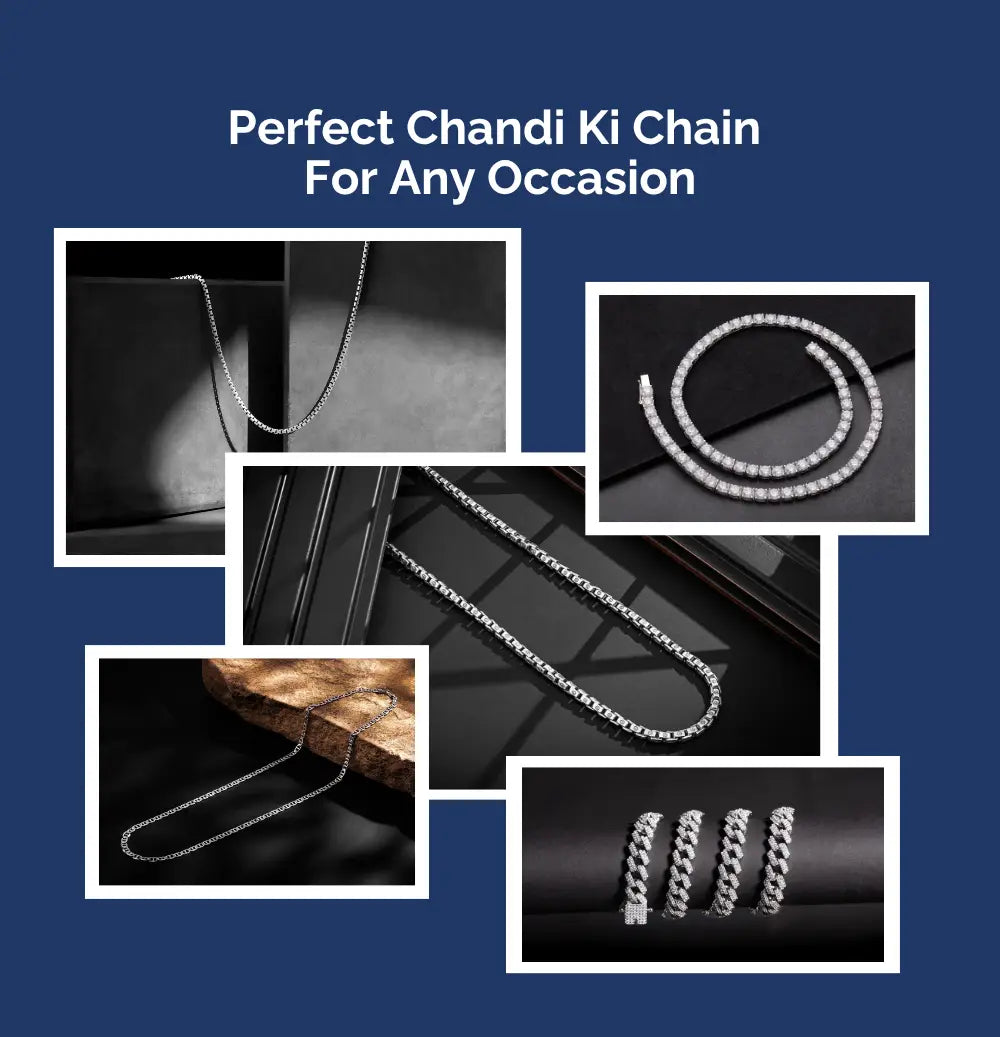 Chandi Ki Chain For men