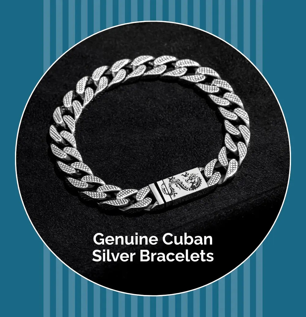 cuban bracelet silver