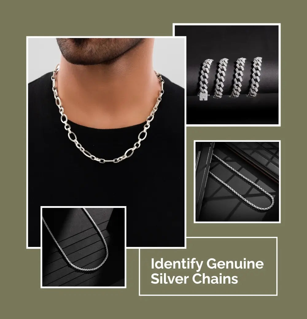 silver chains for men