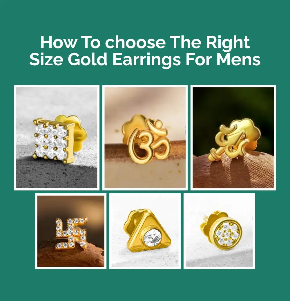 Gold Earrings for Men