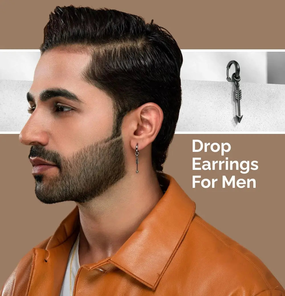 Drop Earrings for Men
