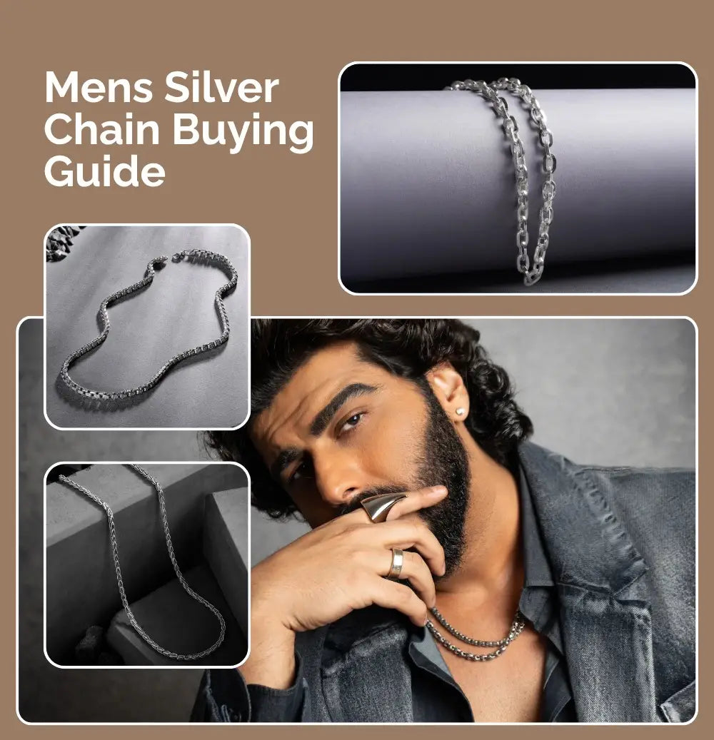 silver chain for men