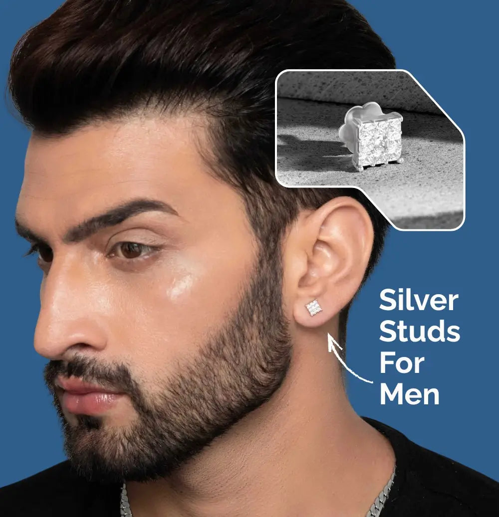 Silver Studs for Men