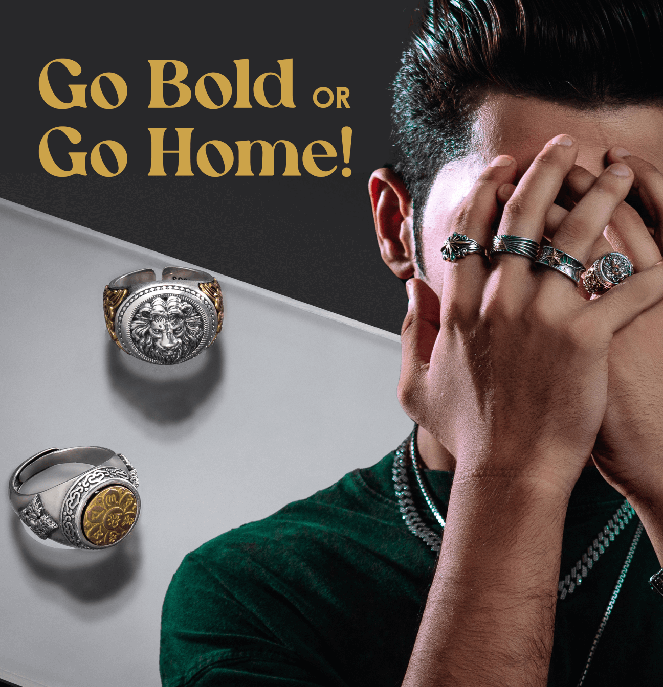 Statement Rings for Men 