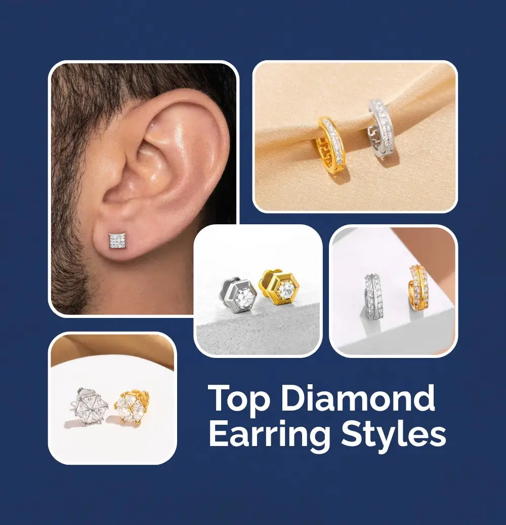 diamond earrings for men