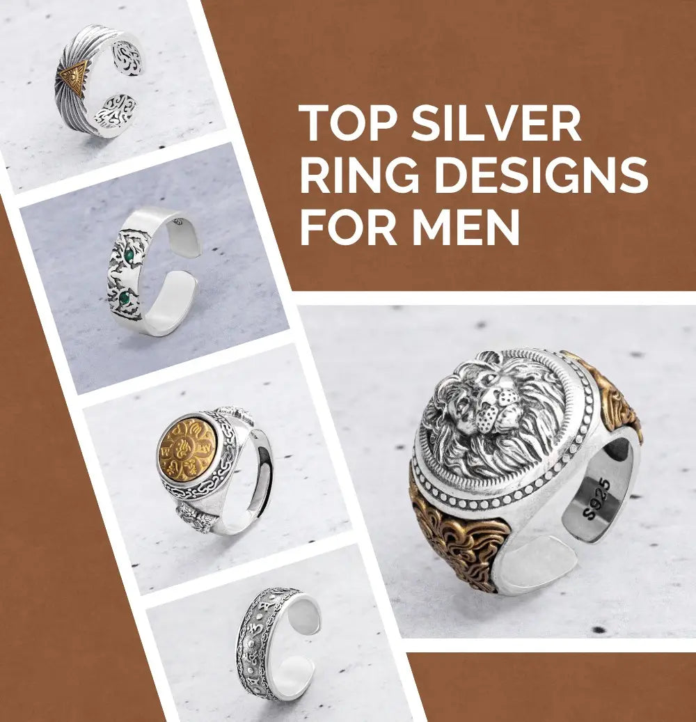Custom Silver Rings Designs Men Top Trending Silver Rings for Men | Unique Styles & Designs