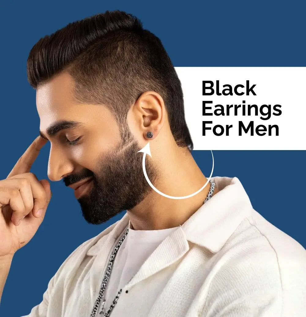 Black Earrings for men