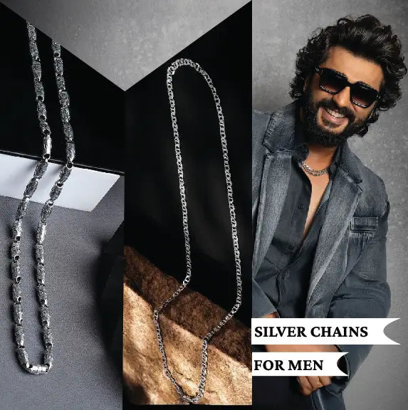 Men Silver Chains