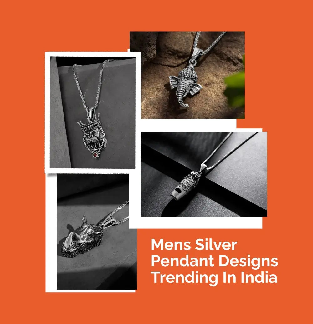 silver pendants for men